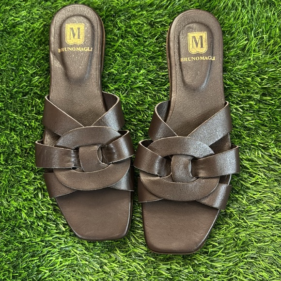 M BY BRUNO MAGLI Alessia Leather Sandal size 7/Eu 37.5 - Picture 11 of 11